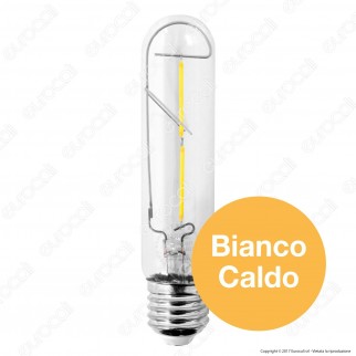 V-Tac VT-2042 Lampadina LED E27 2W Tubolare 2 Filamenti - SKU 7251