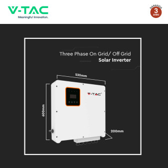 VT-6608303 Inverter 8kW Trifase Pannelli Fotovoltaici V-Tac