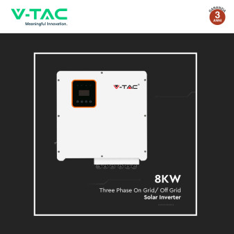 VT-6608303 Inverter 8kW Trifase Pannelli Fotovoltaici V-Tac