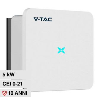 VT-6605310 Inverter 5kW Trifase Pannelli Fotovoltaici V-Tac CEI 0-21