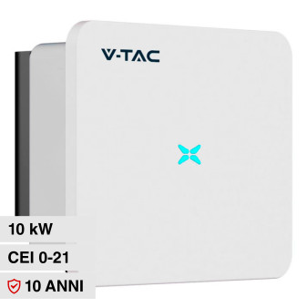 V-Tac VT-6610310 Inverter On Grid 10kW Trifase IP66 per Impianto Fotovoltaico...