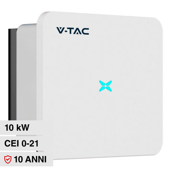 VT-6610310 Inverter 10kW Trifase Pannelli Fotovoltaici CEI 0-21 V-Tac VT-6610310 Inverter 10kW Trifase Pannelli Fotovoltaici CEI 0-21 V-Tac