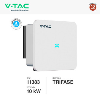 VT-6610310 Inverter 10kW Trifase Pannelli Fotovoltaici CEI 0-21 V-Tac