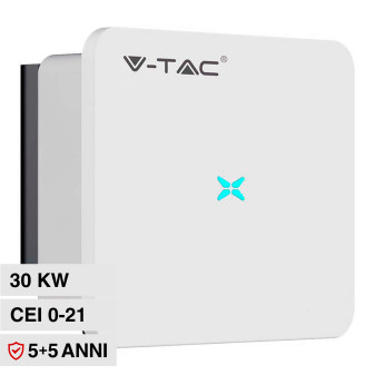 V-Tac VT-6630305 Inverter On Grid 30kW Trifase IP66 per Impianto Fotovoltaico...