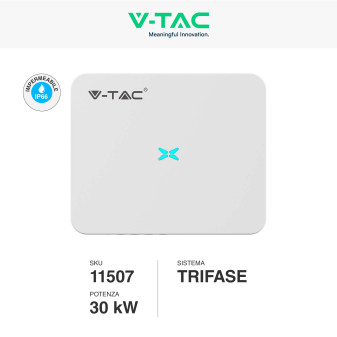 VT-6630305 Inverter 30kW Trifase Pannelli Fotovoltaici V-Tac