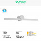Immagine 4 - V-Tac VT-7022 Lampada LED da Specchio 10W Wall Light IP65 Colore Bianco - SKU 405811 / 405821
