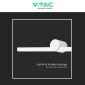 Immagine 8 - V-Tac VT-7022 Lampada LED da Specchio 10W Wall Light IP65 Colore Bianco - SKU 405811 / 405821