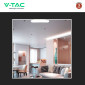 Immagine 4 - V-Tac Gallery VT-7463 Plafoniera LED Quadrata 40W SMD Changing Color CCT 3in1 Dimmerabile con Telecomando - SKU 213971