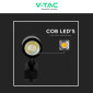 Immagine 7 - V-Tac VT-4536 Faretto LED da Binario 35W Track Light COB Colore Nero - SKU 211286