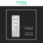 Immagine 14 - V-Tac VT-30301ST Lampada Stradale LED 40W Lampione IP65 con Pannello Solare Sensore Crepuscolare di Movimento - SKU 6757 / 6758