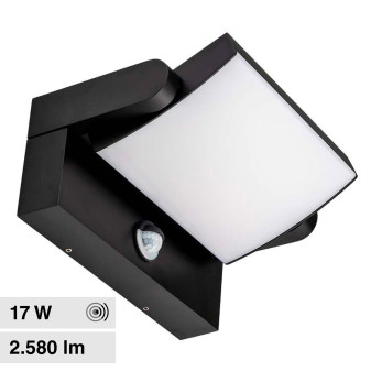 VT-11020S Lampada LED da Muro 17W SMD Sensore PIR V-Tac