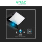 Immagine 7 - V-Tac VT-11020S Lampada LED da Muro Ruotabile 17W SMD Sensore PIR di Movimento IP65 Applique Colore Nero - SKU 2940 / 2941