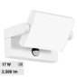 Immagine 1 - V-Tac VT-11020S Lampada LED da Muro Ruotabile 17W SMD Sensore PIR di Movimento IP65 Applique Colore Bianco - SKU 2938 / 2939