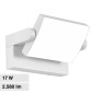 Immagine 1 - V-Tac VT-11020 Lampada LED da Muro Ruotabile 17W SMD IP65 Applique Colore Bianco - SKU 2934 / 2935