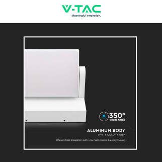 VT-11020 Lampada LED da Muro 17W Ruotabile SMD Bianca V-Tac