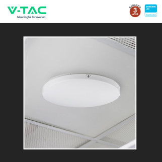 VT-8066RD Plafoniera LED Rotonda 25W SMD Chip Samsung V-Tac