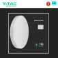 Immagine 8 - V-Tac VT-8066RD Plafoniera LED Rotonda 25W SMD Chip Samsung IP44 Colore Bianco - SKU 2113949