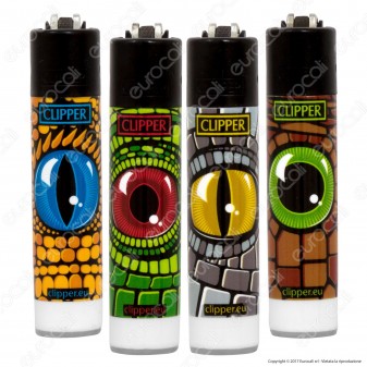 Clipper Micro Fantasia Reptilian Eyes - 4 Accendini [TERMINATO]