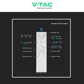 VT-8401 Plafoniera LED Tonda 40W SMD CCT 3in1 V-Tac Gallery