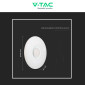 Immagine 6 - V-Tac Gallery VT-8556 Plafoniera LED Rotonda 30W/60W SMD CCT 3in1 Effetto Cielo Stellato Dimmerabile Telecomando - SKU 2114911