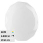 V-Tac Gallery VT-8557 Plafoniera LED Rotonda 30W/60W SMD CCT 3in1 Diamante Cielo Stellato Dimmerabile Telecomando - SKU 2114921
