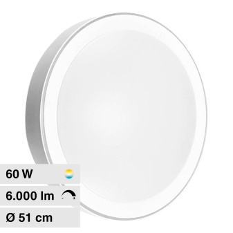 V-Tac Gallery VT-8502 Plafoniera LED Rotonda 30W/60W SMD Changing Color CCT...