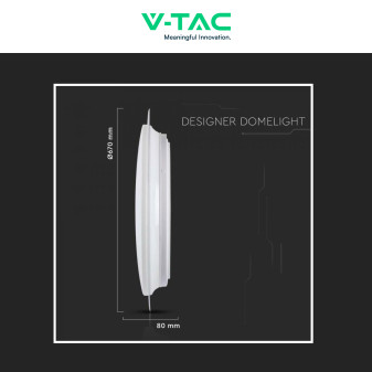 VT-8472 Plafoniera LED Tonda 72W SMD CCT 3in1 V-Tac Gallery