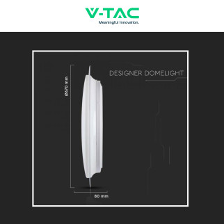 VT-8472 Plafoniera LED Tonda 72W SMD CCT 3in1 V-Tac Gallery