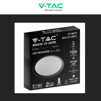 VT-8472 Plafoniera LED Tonda 72W SMD CCT 3in1 V-Tac Gallery