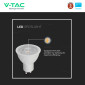 Immagine 9 - V-Tac VT-227D Lampadina LED GU10 6W Faretto Spotlight SMD Chip Samsung Dimmerabile - SKU 21195 / 21196 / 21197