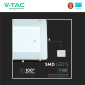 Immagine 8 - V-Tac VT-200 Faro LED 200W IP65 SMD Chip Samsung Colore Nero - SKU 21419