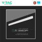 Immagine 9 - V-Tac VT-7-40 Lampada LED a Sospensione 40W SMD Linear Light Bianca con Chip Samsung - SKU 21376 / 21602