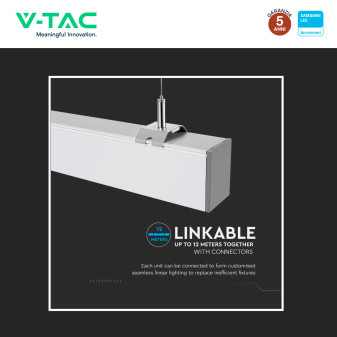VT-7-43 Lampada LED a Sospensione 40W SMD Chip Samsung V-Tac