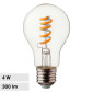Immagine 1 - V-Tac VT-2164 Lampadina LED E27 4W Bulb A60 Goccia Filament in Vetro Trasparente - SKU 217336