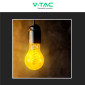 Immagine 4 - V-Tac VT-2164 Lampadina LED E27 4W Bulb A60 Goccia Filament in Vetro Trasparente - SKU 217336