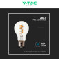 Immagine 6 - V-Tac VT-2164 Lampadina LED E27 4W Bulb A60 Goccia Filament in Vetro Trasparente - SKU 217336