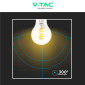 Immagine 7 - V-Tac VT-2164 Lampadina LED E27 4W Bulb A60 Goccia Filament in Vetro Trasparente - SKU 217336