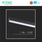 Immagine 11 - V-Tac Pro VT-7-46 Lampada LED a Superficie 40W SMD Chip Samsung Linear Light Nera Dimmerabile - SKU 20462 / 21463 / 20464