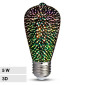 Immagine 1 - V-Tac VT-2223 Lampadina LED E27 5W ST64 Filament Vetro Oscurato Effetto 3D - SKU 212705