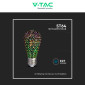 Immagine 5 - V-Tac VT-2223 Lampadina LED E27 5W ST64 Filament Vetro Oscurato Effetto 3D - SKU 212705