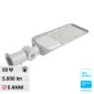 Immagine 1 - V-Tac Pro VT-59ST Lampada Stradale LED 50W SMD Lampione IP65 Chip Samsung con Sensore Crepuscolare - SKU 20432 / 20433