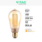 Immagine 2 - V-Tac VT-2185 Lampadina LED E27 4W ST64 Art Filament Vetro Ambrato - SKU 217474