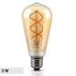 Immagine 1 - V-Tac VT-2065 Lampadina LED E27 5W ST64 Filament Vetro Ambrato - SKU 217218