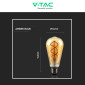 Immagine 4 - V-Tac VT-2065 Lampadina LED E27 5W ST64 Filament Vetro Ambrato - SKU 217218