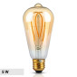 Immagine 1 - V-Tac VT-2066 Lampadina LED E27 5W ST64 Filament Vetro Ambrato - SKU 217220