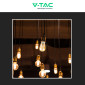 Immagine 3 - V-Tac VT-2066 Lampadina LED E27 5W ST64 Filament Vetro Ambrato - SKU 217220