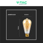Immagine 4 - V-Tac VT-2066 Lampadina LED E27 5W ST64 Filament Vetro Ambrato - SKU 217220