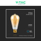Immagine 5 - V-Tac VT-2066 Lampadina LED E27 5W ST64 Filament Vetro Ambrato - SKU 217220