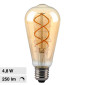 Immagine 1 - V-Tac VT-2065D Lampadina LED E27 4,8W ST64 Filament Dimmerabile Vetro Ambrato - SKU 217416