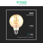 Immagine 7 - V-Tac VT-2024 Lampadina LED E27 4W G95 Globo Filament Vetro Ambrato - SKU 217146